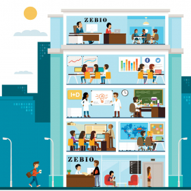 Erklärfilm Produktion, Vektor Illustrationen