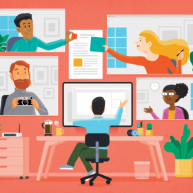 Erklärfilm Produktion, Vektor Illustrationen