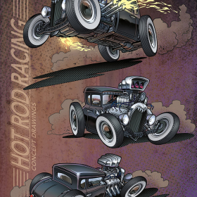 Artwork, Illustrationen, Ferrari