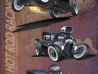 Artwork, Illustrationen, Ferrari