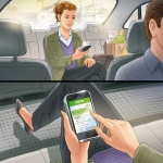 Cellphone in car storyboard