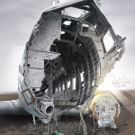 Island Flugzeug-Wrack