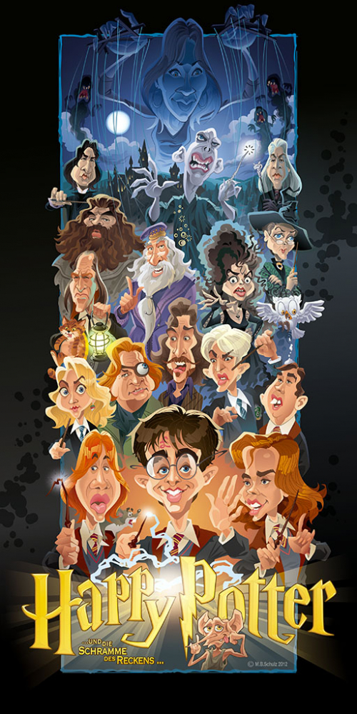 Karikatur Harry Potter