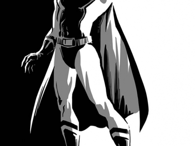Superheroe Black&White