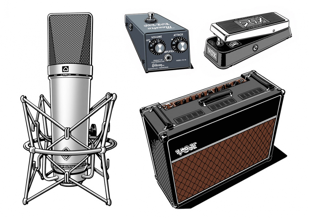 Technische Illustrationen Instrumente