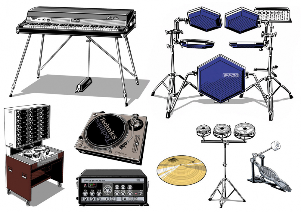 Technische Illustrationen Instrumente