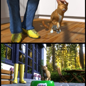 3D Storyboards, Illustrationen für Messe, Retail,TV und Filmdreh