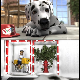 3D Storyboards, Illustrationen für Messe, Retail,TV und Filmdreh