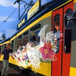 Amsterdam tram streetcar