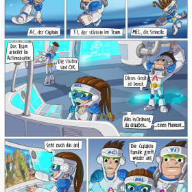 Comic, Figuren Entwicklung, Actimel