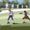 Duel with swords