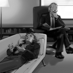 Psychiatrist illustration