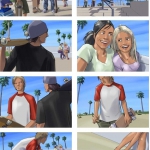 Skateboard storyboard