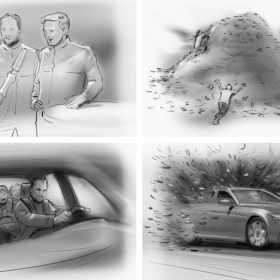 Storyboards, Animatics, Visuals für die MaFo, Moodfilme, Food, P