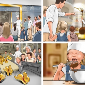 Storyboards, Animatics, Visuals für die MaFo, Moodfilme, Food, P